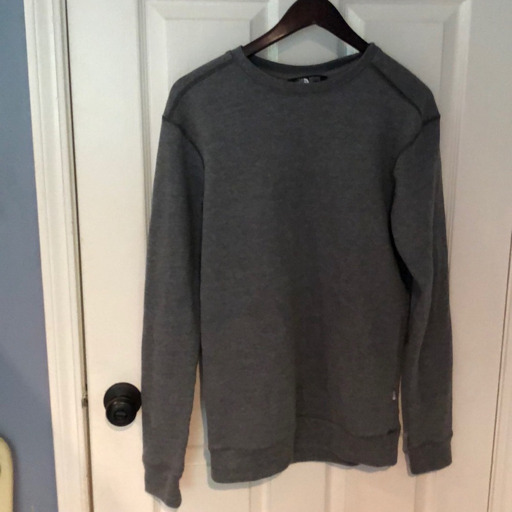Grey North Face Crewneck